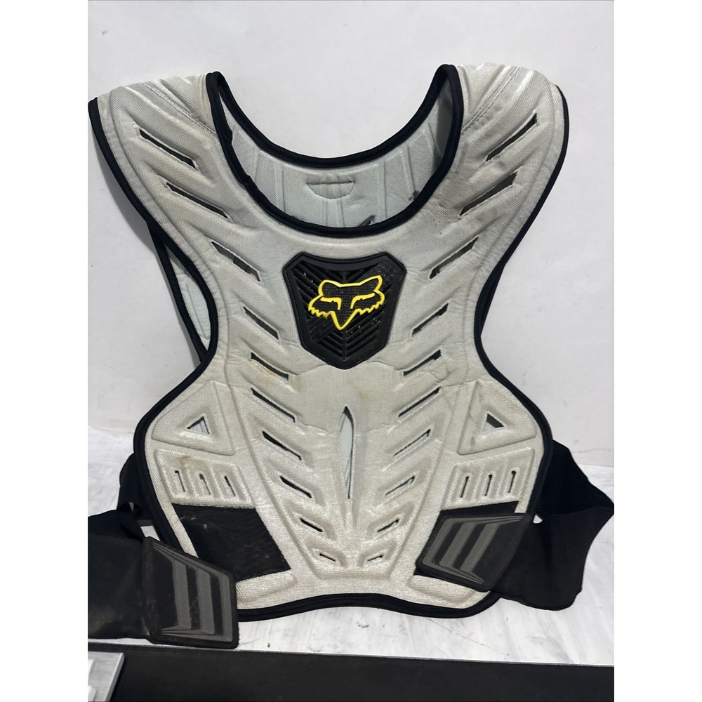 Fox Racing Titan Sport Subframe Motocross Chest Protector Body Armor Grey Black
